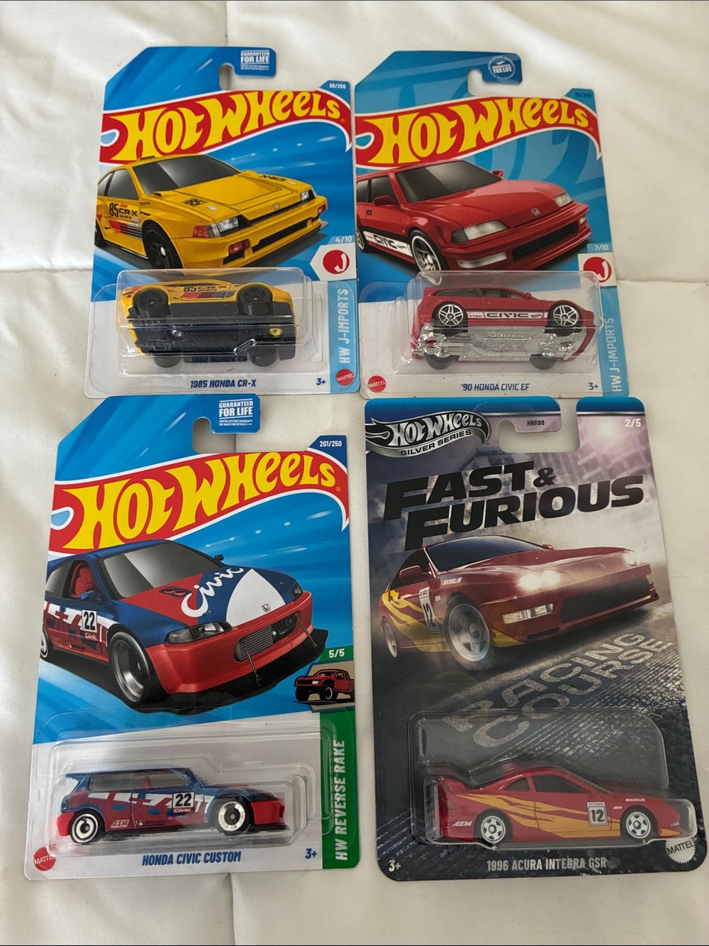 Red and Yellow Die-Cast set - Honda & Acura Models